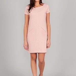 INDYGENA Kuvia Pink Peach Short Sleeve Shift Dress